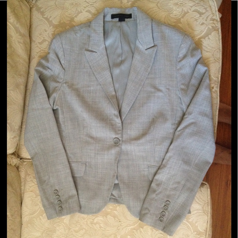Express stylish gray blazer